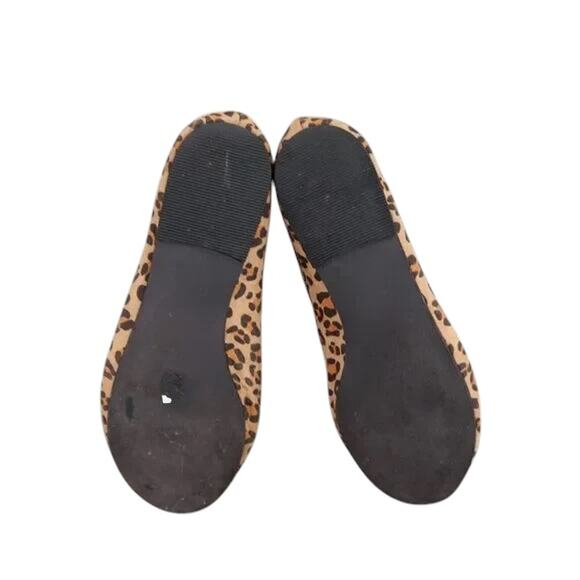 Abound Shoes Womens 5.5 Flats Fashion Slip On Leopard Print Embroidered Slipper - Picture 9 of 15